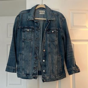 Women’s Oversized Trucker Jean Jacket